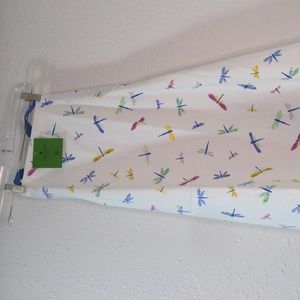 NWT Kate Spade White Dragonfly Pattern Apron